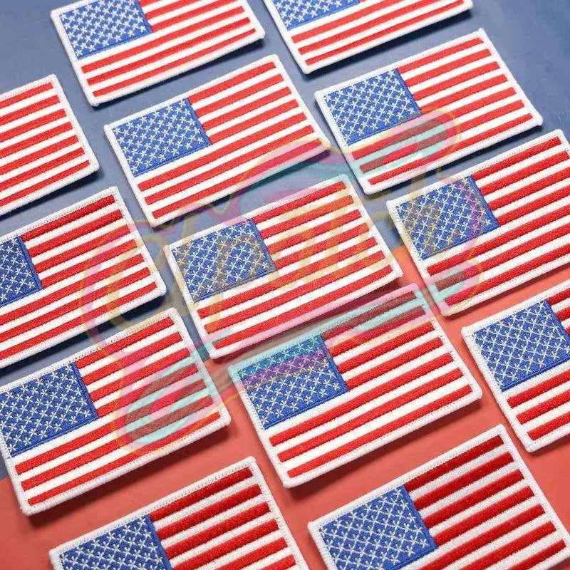 10 pcs United States of America Flag Patch - Clpatch