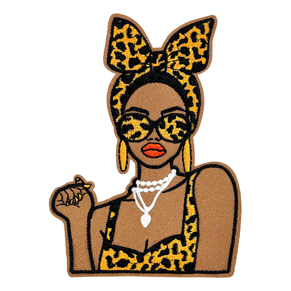 11Pcs Black Girl Iron-On Patches