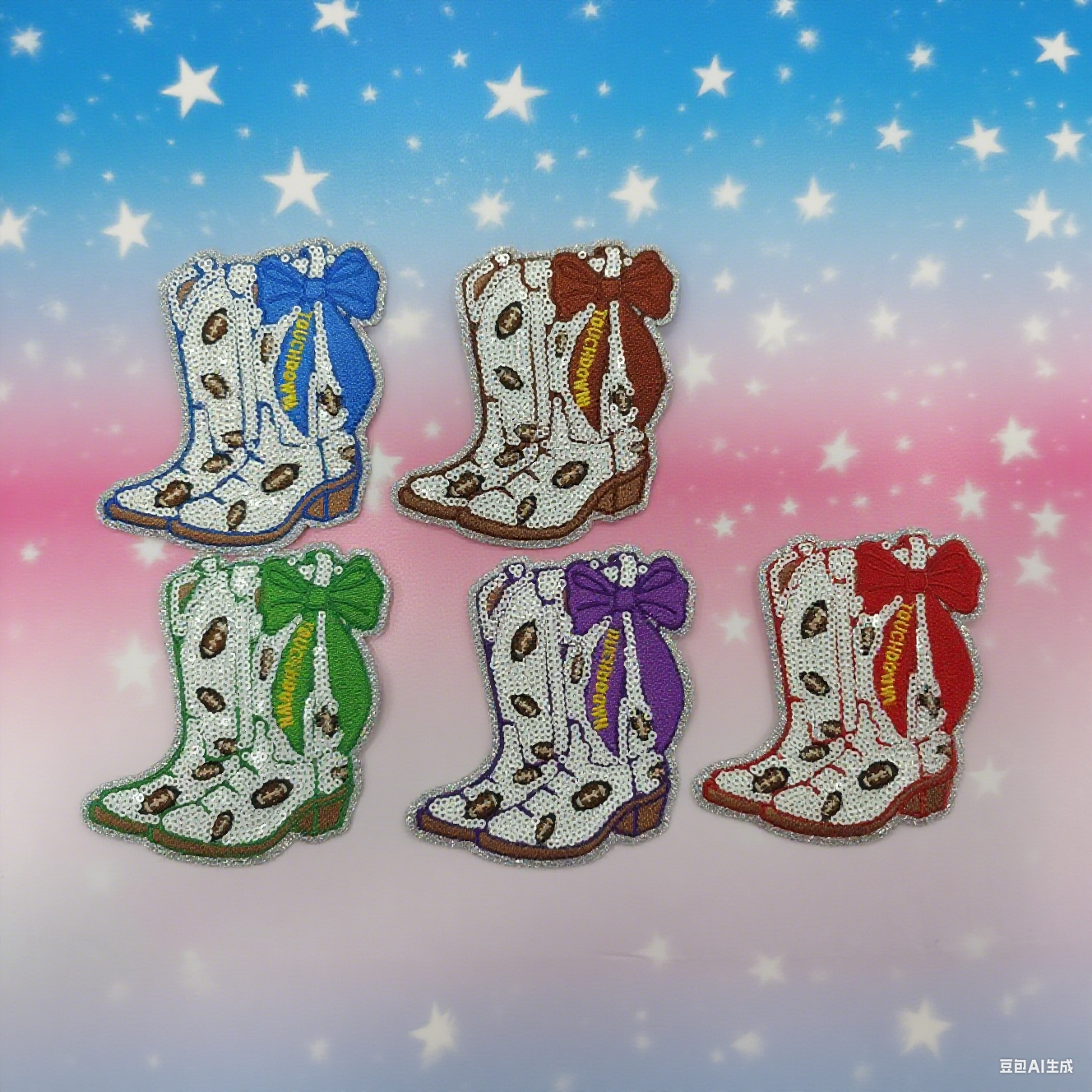 Glitter Touch down Boots Patch - Clpatch