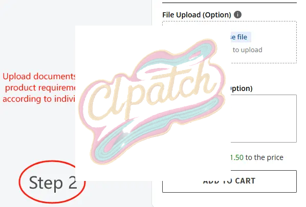Custom embroidered patch (≥ 101 pcs) - Clpatch