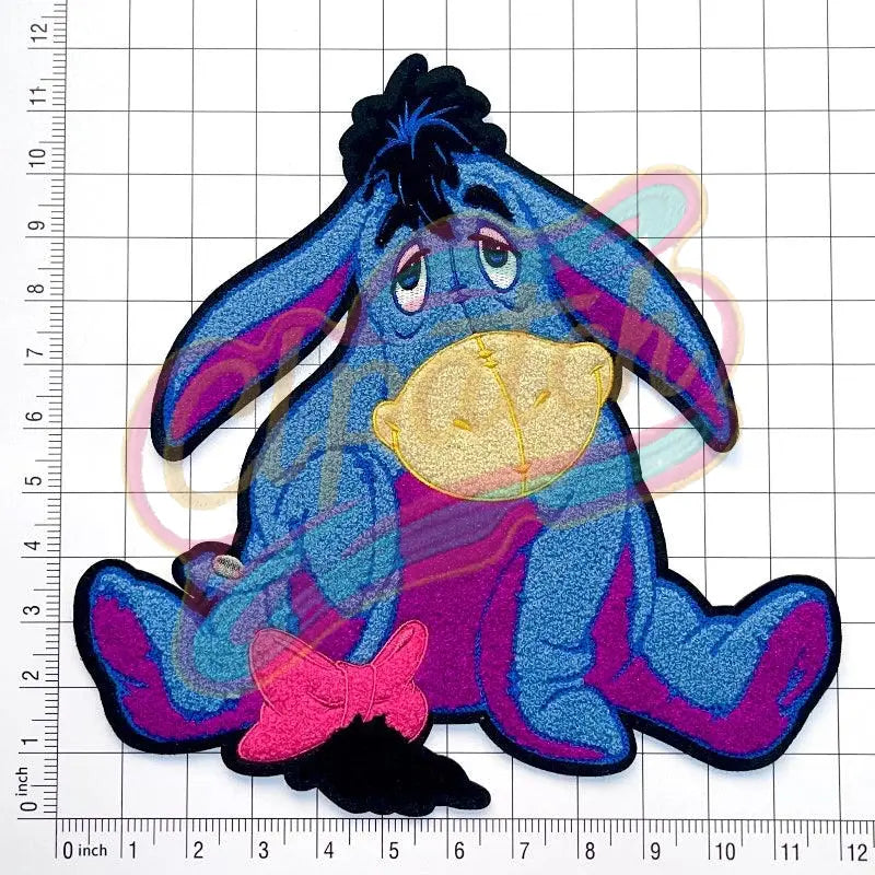Eeyore chenille embroidery patches - Clpatch