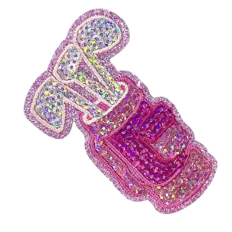 5 Pcs Pink Glitter Golf Bag