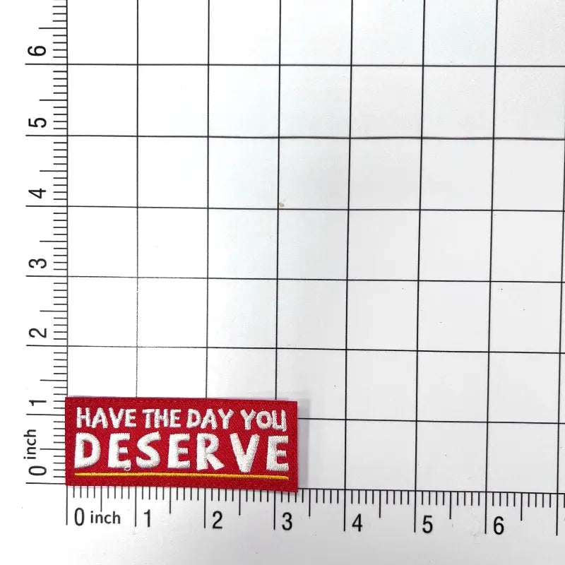Have the day you deserve embroidery patch Clpatch huge range of embroidery patch