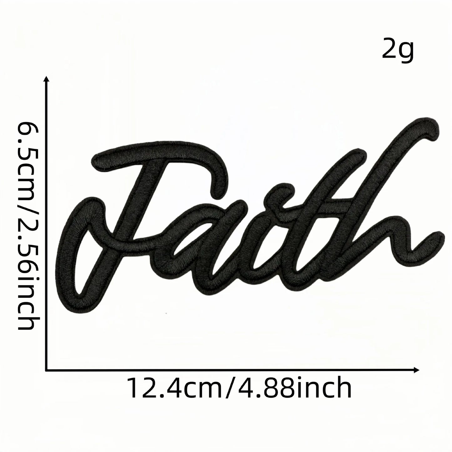 Iron on Patches Religious Jesus Pray God Love Believe Embroidery Patches for Uniform Trucker Hat Jackets Jeans Backpack DIY - Clpatch