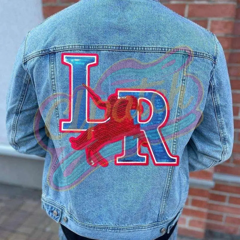 Lenoir–Rhyne University sequins embroidery patch - Clpatch