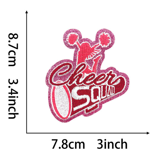 Cheerleading Sports Style Decorative Patches