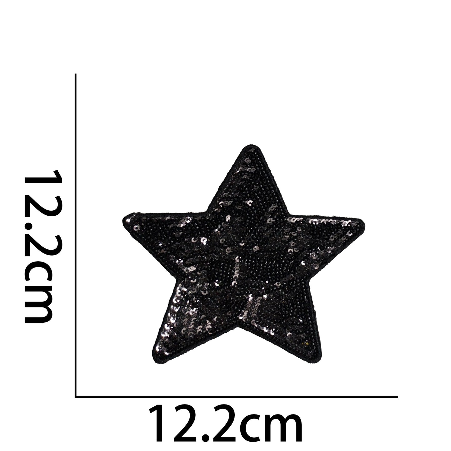 10-Color sequined star patch