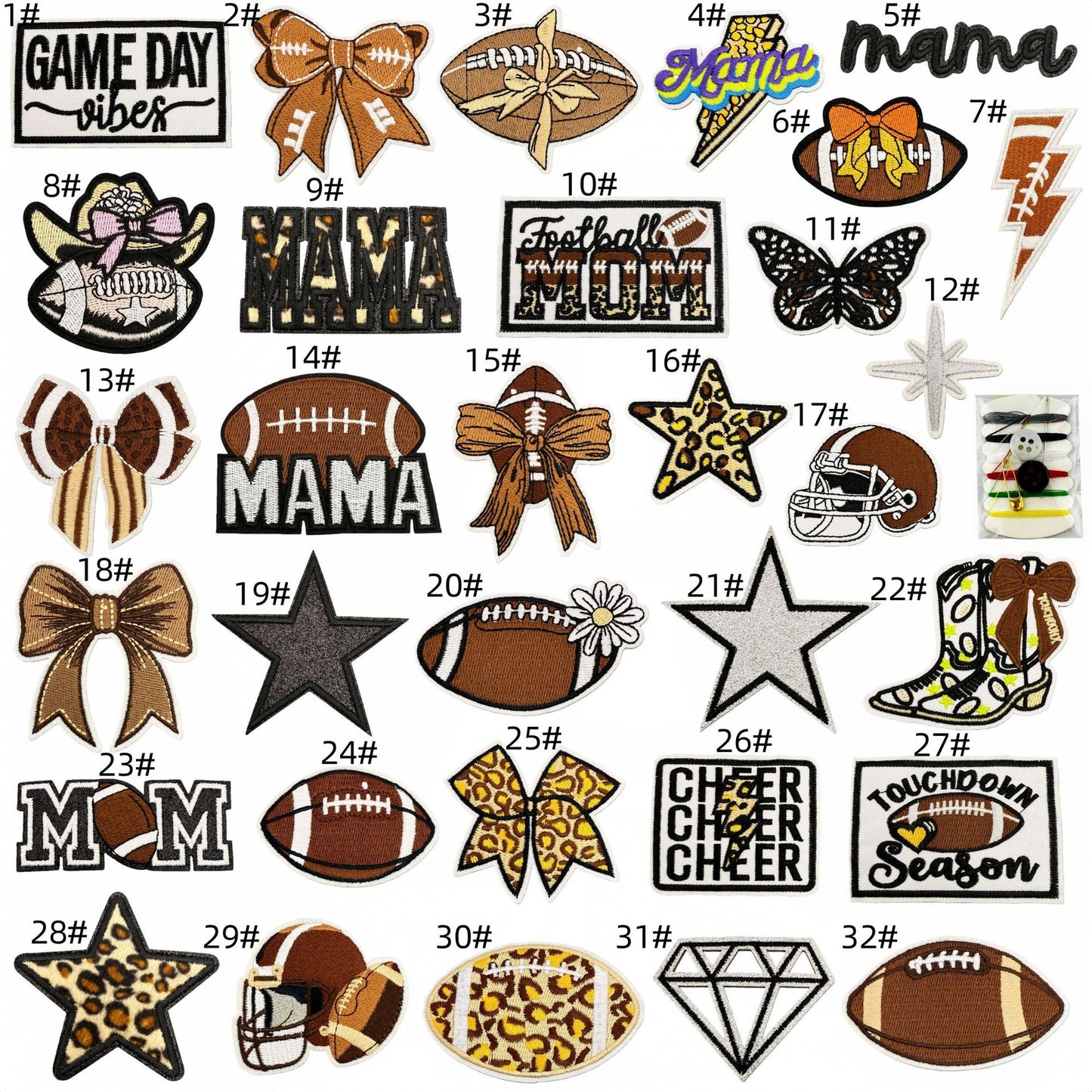 Sport football patch