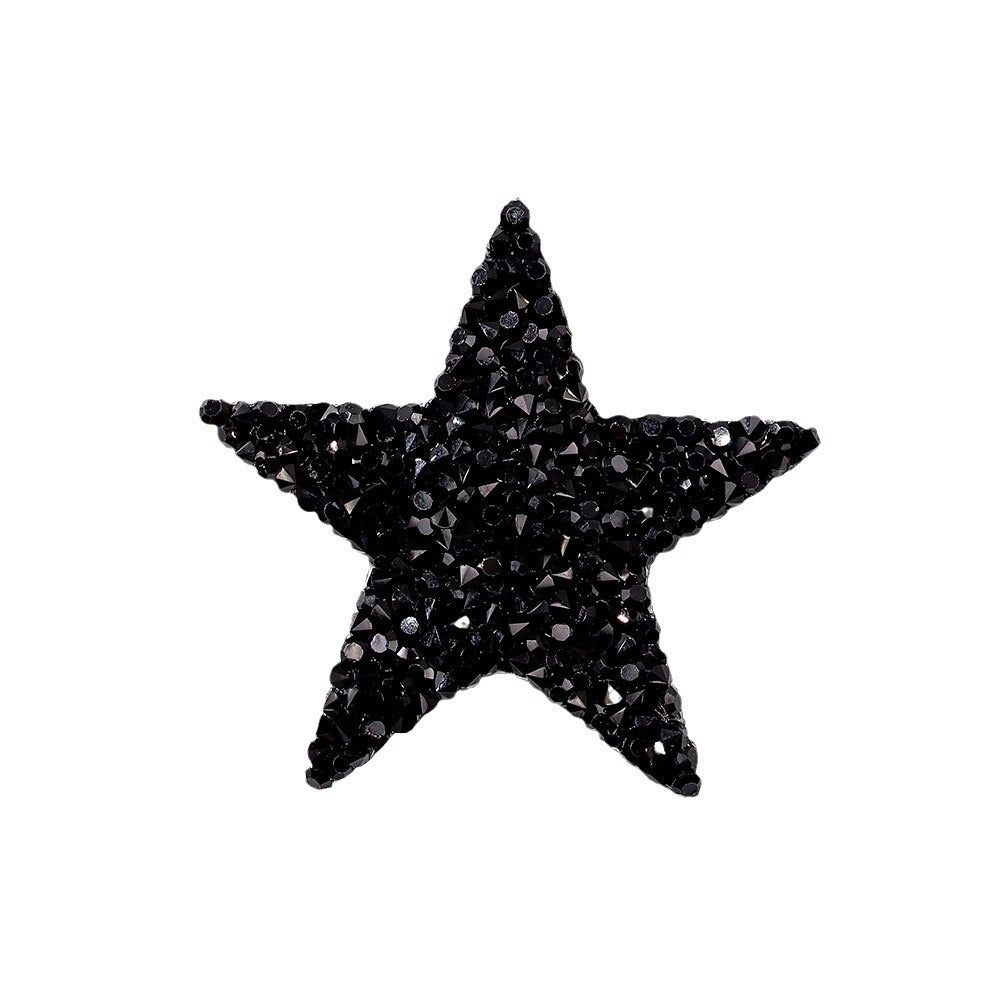 Hot melt hot diamond fashion cloth patch sticker star iron on patch