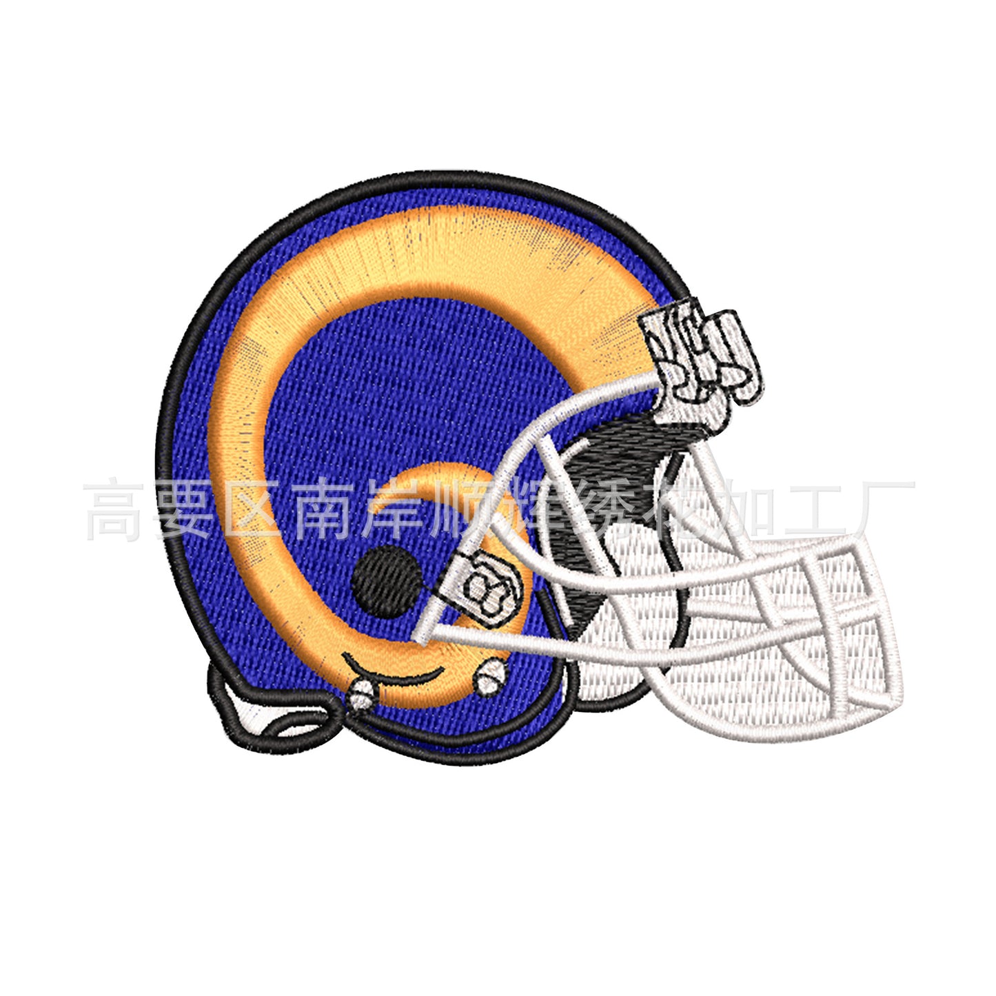 Football Embroidery Cloth Patch NFL team Helmet Patch - Clpatch