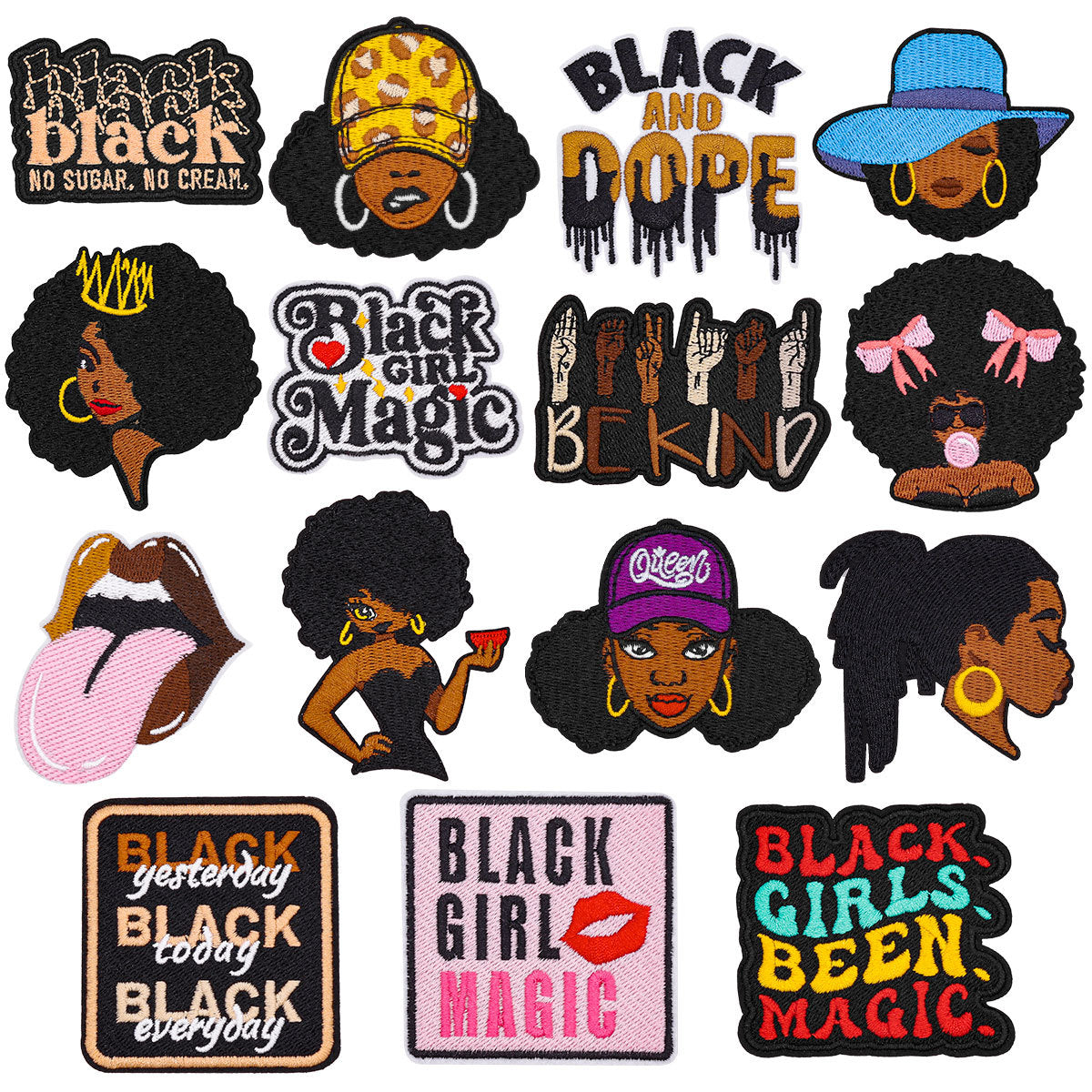 black girl patches