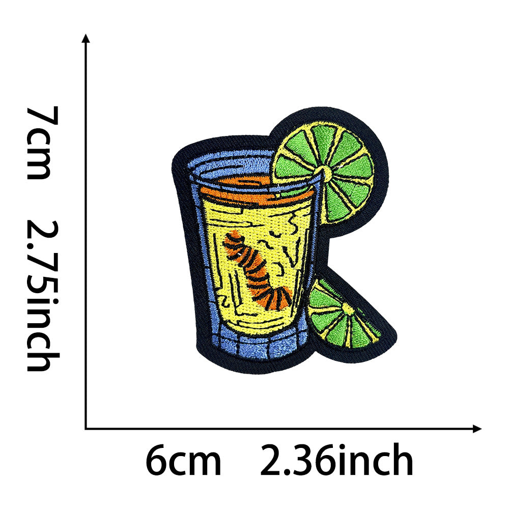 12 summer sequins drink patches