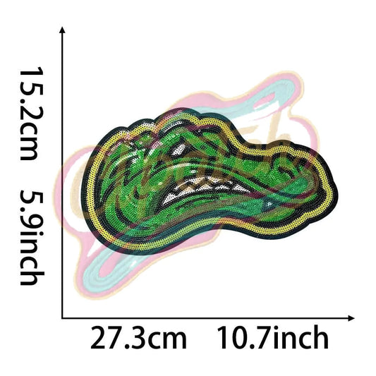 University of Florida sequins embroidery patches - Clpatch