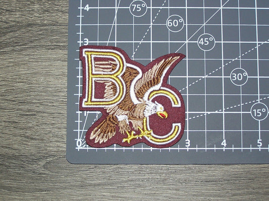 NCAA Boston College Eagles University Embroidered Iron On Patch 3" x 3" - Clpatch