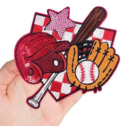 Baseball Iron On Patches 15Pcs