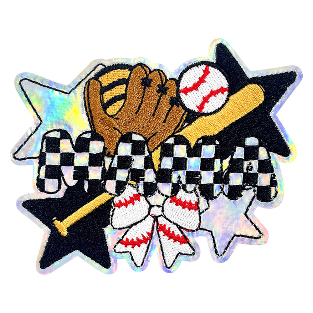 Baseball Iron On Patches Yellow 15Pcs