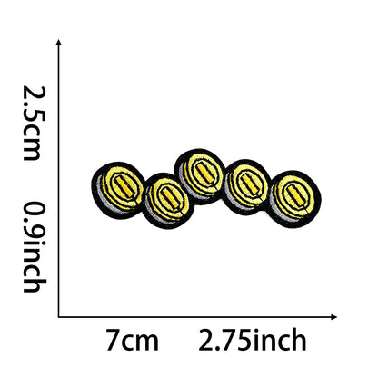 Super Mario Iron On Embroidery Patches 25Pcs, Cute Game Character Appliques, Cartoon Mario Luigi Kirby Bowser Mushroom Coin Star Badges for Clothing, Backpacks, Jackets & Hats, DIY Craft Decor