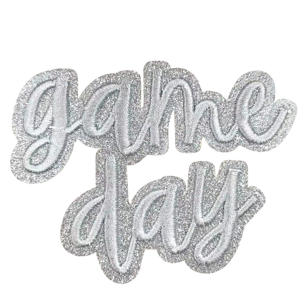 Baseball Iron On Patches White 15Pcs