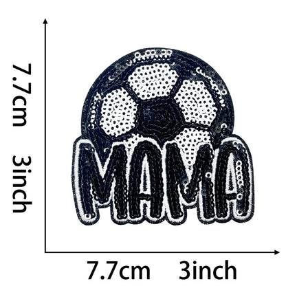 Soccer Patches 15 Pcs, Game Day Chenille Patches Iron On , Embroidered Appliques Sports Patches for Clothes, Backpacks, Hats, Jerseys & Jeans, Sport Party DIY Accessories