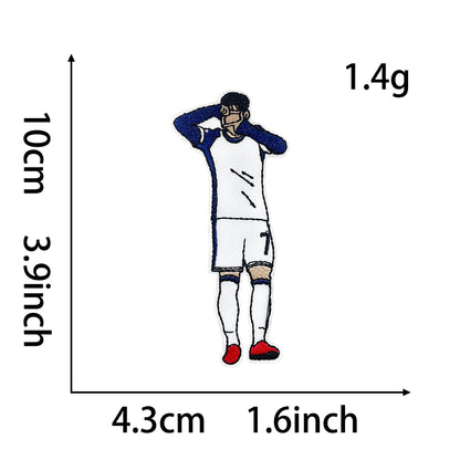 Soccer Star Patches 12 Pcs