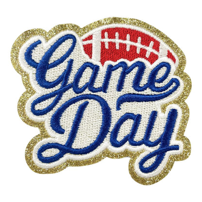 Baseball Iron On Patches Blu 15Pcs