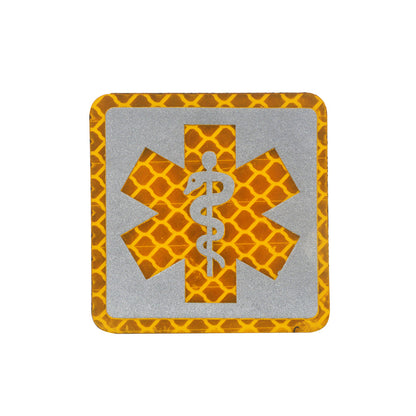 International Rescue Medical First Aid Red Cross Badge Rescue Snake Embroidery PVC Arm Velcro Morale Badge