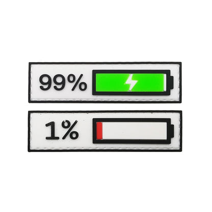 3D keyboard hand PVC gelatinous armband zombie middle finger Velcro morale patch