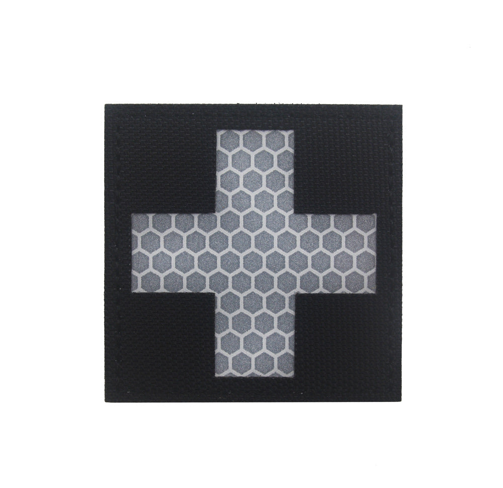 International Rescue Medical First Aid Red Cross Badge Rescue Snake Embroidery PVC Arm Velcro Morale Badge