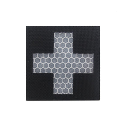 International Rescue Medical First Aid Red Cross Badge Rescue Snake Embroidery PVC Arm Velcro Morale Badge