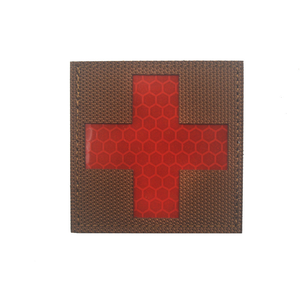 International Rescue Medical First Aid Red Cross Badge Rescue Snake Embroidery PVC Arm Velcro Morale Badge