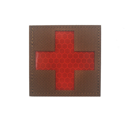 International Rescue Medical First Aid Red Cross Badge Rescue Snake Embroidery PVC Arm Velcro Morale Badge