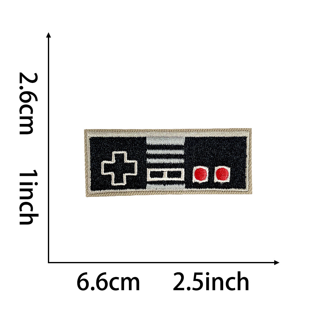 Super Mario Iron On Embroidery Patches 25Pcs, Cute Game Character Appliques, Cartoon Mario Luigi Kirby Bowser Mushroom Coin Star Badges for Clothing, Backpacks, Jackets & Hats, DIY Craft Decor