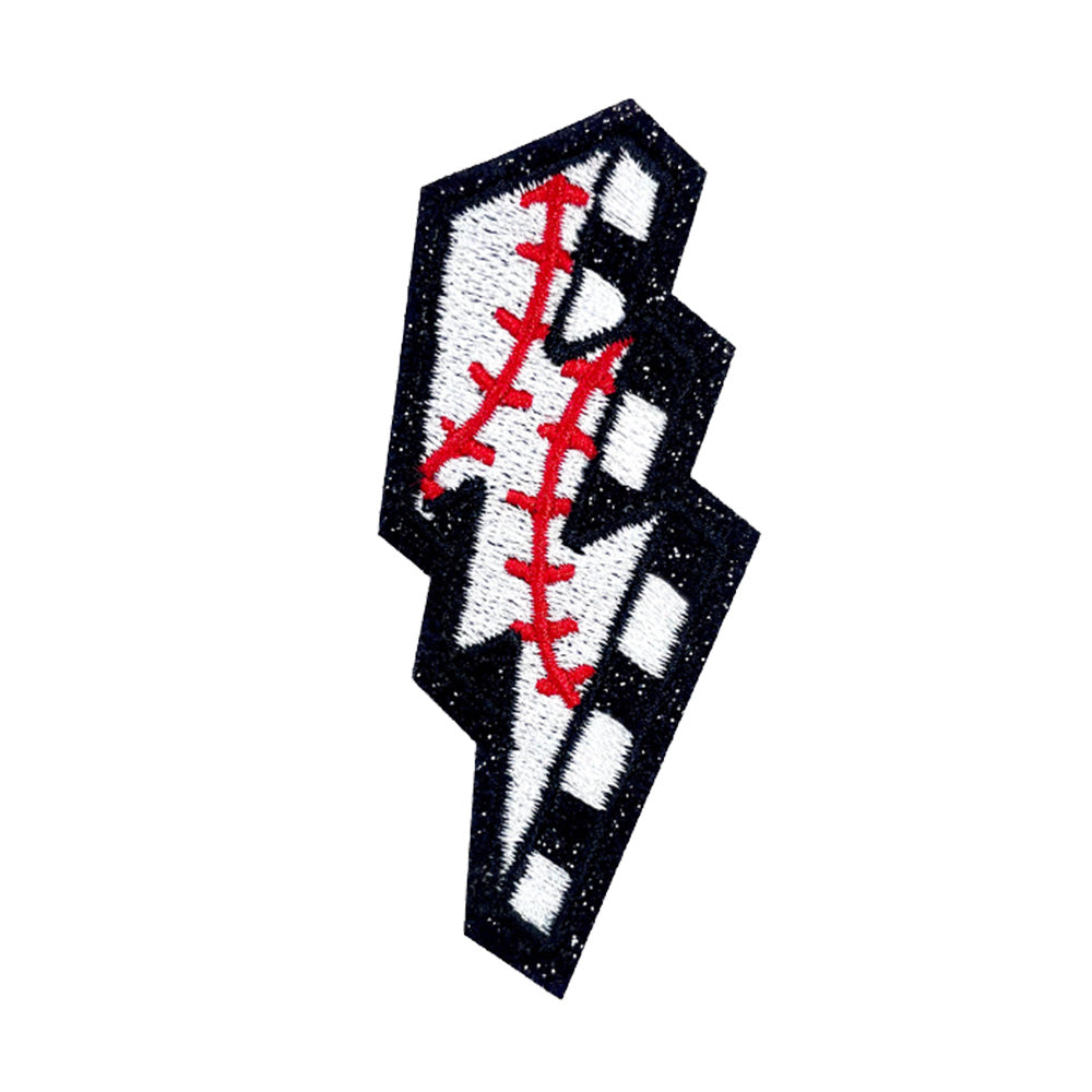 Baseball Iron On Patches White 15Pcs