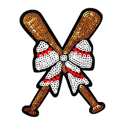 Baseball Iron On Patches Yellow 15Pcs