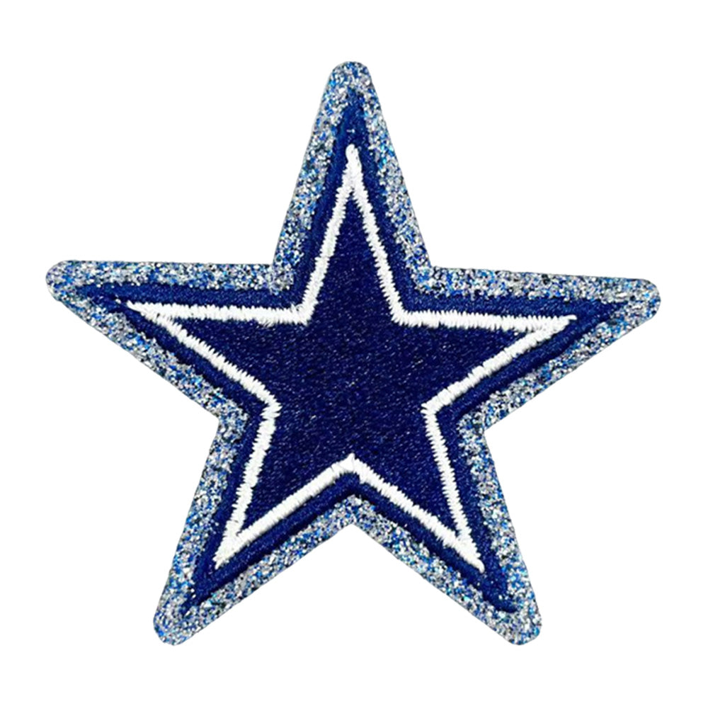 Baseball Iron On Patches Blu 15Pcs