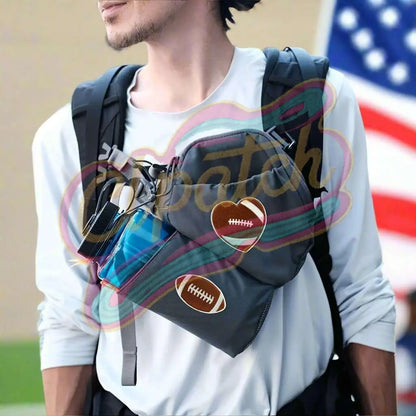 15 pcsSuper bowl football adhesive embroidery patches - Clpatch