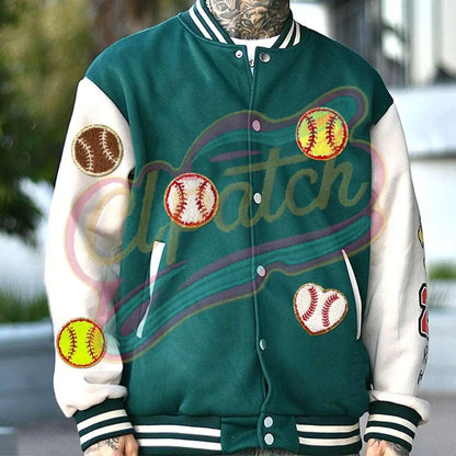 16 pcs Basketball,Football，Baseball, Soccer embroidered iron on patch for Clothing Jeans Hat Backpacks Repair - Clpatch