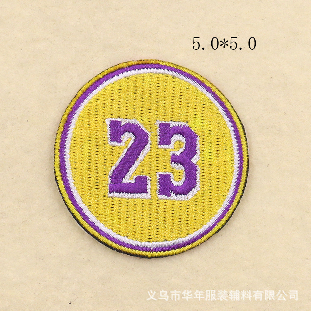 NBA Kobe Curry Jersey Number Digital Patch