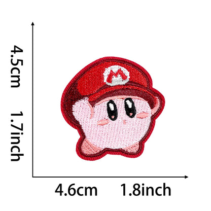 Super Mario Iron On Embroidery Patches 25Pcs, Cute Game Character Appliques, Cartoon Mario Luigi Kirby Bowser Mushroom Coin Star Badges for Clothing, Backpacks, Jackets & Hats, DIY Craft Decor