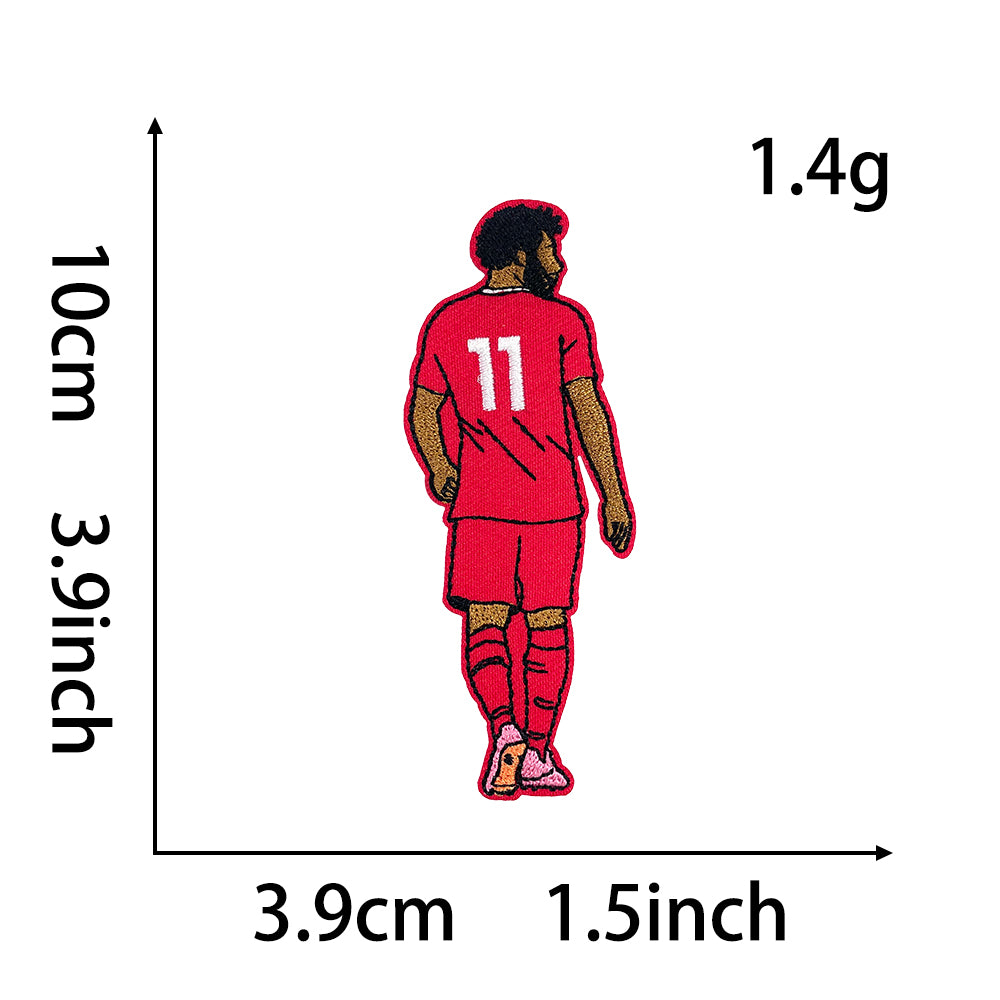 Soccer Star Patches 12 Pcs