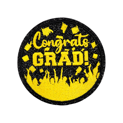 12Pcs Graduation Embroidered Iron-On Patches