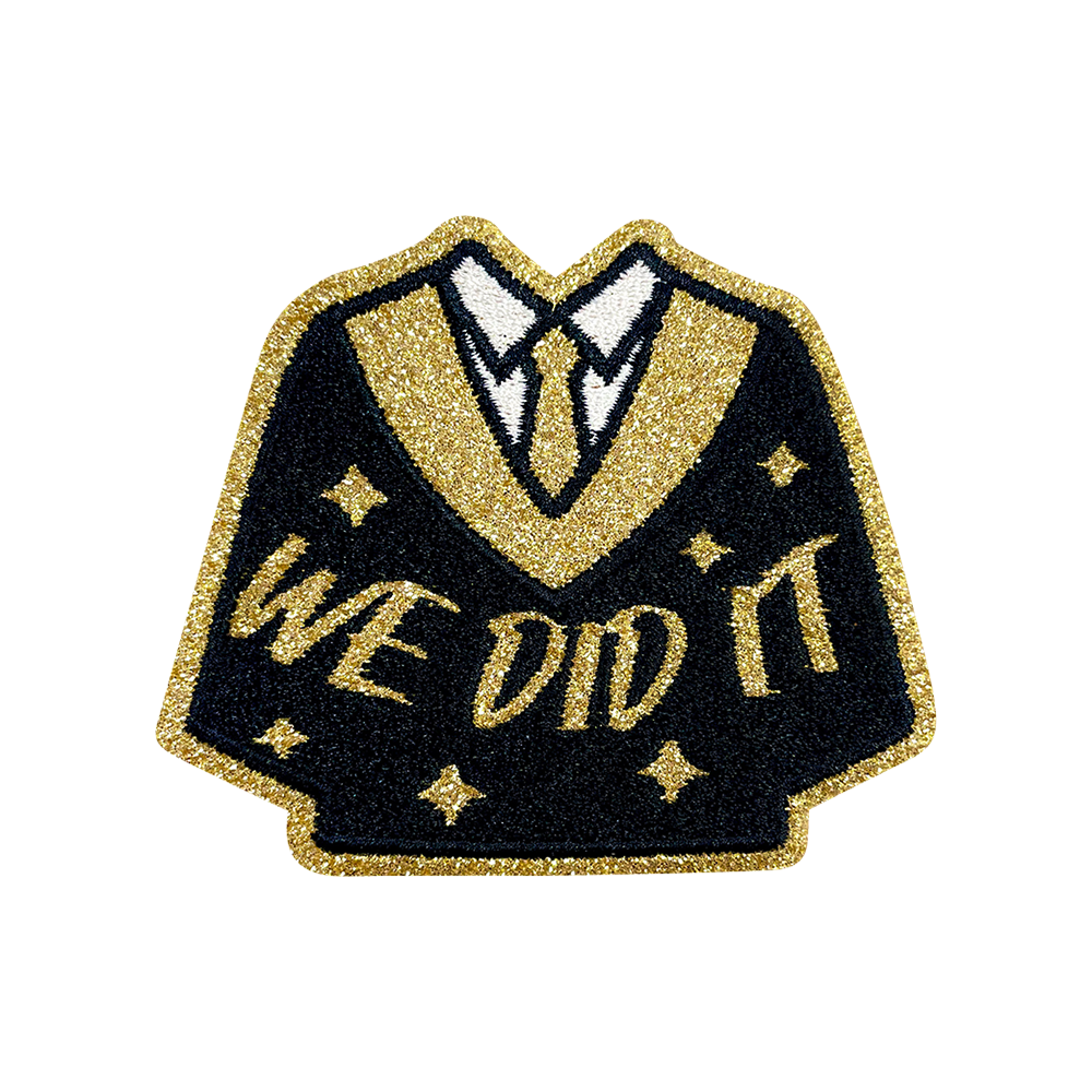 12Pcs Graduation Embroidered Iron-On Patches