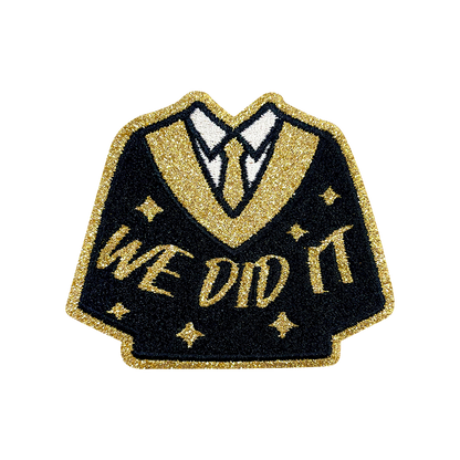 12Pcs Graduation Embroidered Iron-On Patches