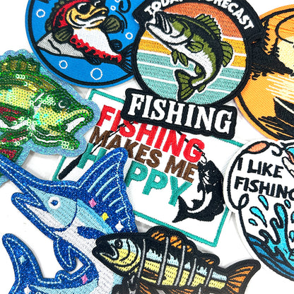 9Pcs Fishing Patches
