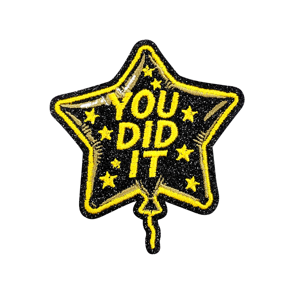 12Pcs Graduation Embroidered Iron-On Patches