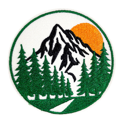 13Pcs Outdoor Patches Themed Mountain & Camping Iron On Patches