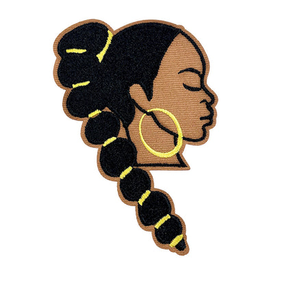 11Pcs Black Girl Iron-On Patches