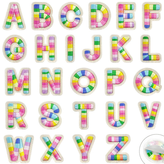 26Pcs Self Adhesive Letter Patches