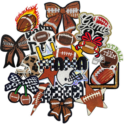 Football Patches Game Day 15Pcs