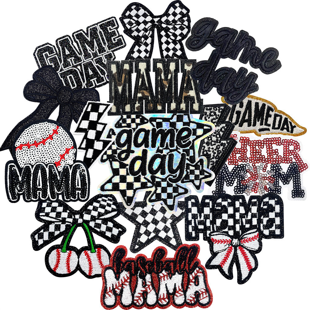 Baseball Patches 15 Pcs